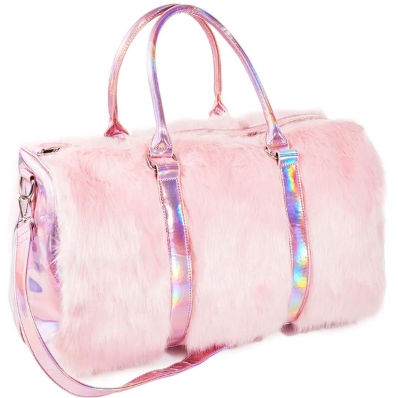 Dolls Kill Handbags - 💖SALE NIB SHAGADELIC HOLOGRAPHIC TRAVEL BAG